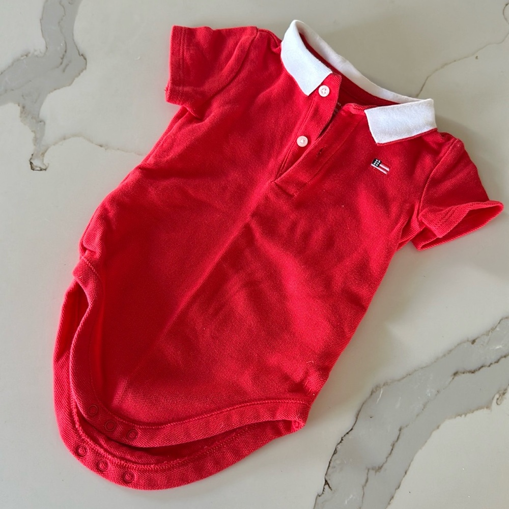 Janie and Jack embroidered Onesie 
4th of july